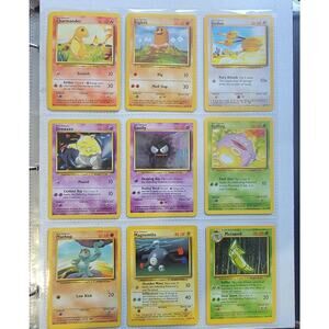 Vintage 60 Pokémon Cards From 1999 Base Set